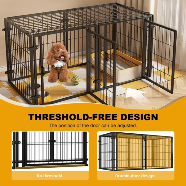 Portable 4-Panel Pet Playpen Cage