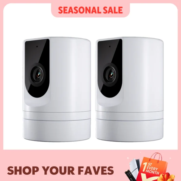 2PC 1080P Indoor WiFi Cameras