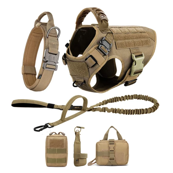 Adjustable Padded Vest Harness for German Shepherd, Malinois & Medium to Large Breeds